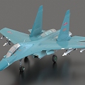 Su-30 Fighter Aircraft Fighter Aircraft Fighter 3d model