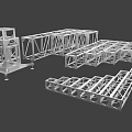 Industrial Equipment Metal Frames Heavy Duty Steel Structural Components for Industrial Support Systems