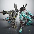 Modern Robot Warrior Robocop 3d model