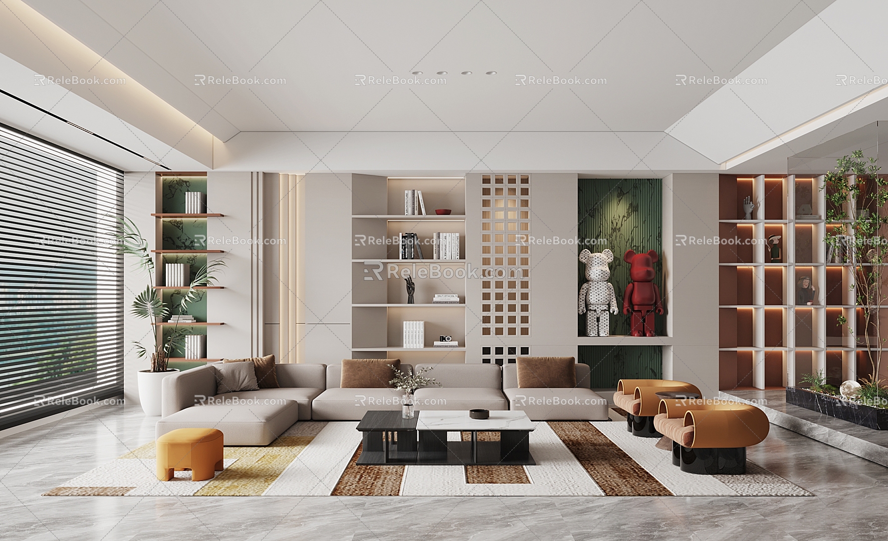 Living room 3d model