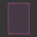 Gray Square Rug With Wavy Texture For Modern Living Room Decor