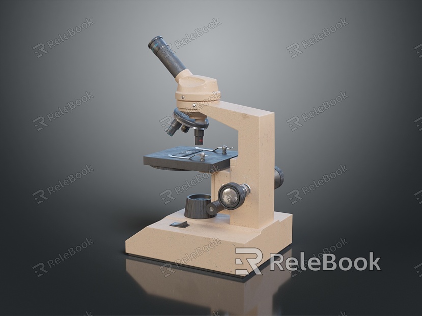 Microscope Magnifier Experimental Equipment Physical Equipment Chemical Observation Equipment Inspection Equipment Science Fiction Equipment model