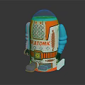 Modern Robot Assistant Small Robot Butler 3d model