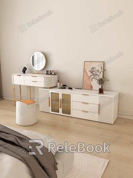 cream wind dresser model