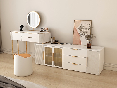 cream wind dresser model