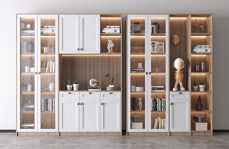 Nordic Bookcase 3d model