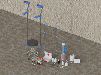 Modern Medical Equipment 3d model Modern Medical Equipment 3d model
