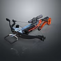 Tactical Crossbow In Black And Orange With Scope And Ergonomic Design For Hunting