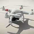 Smart Machine Drone With Four Rotors And Camera For Aerial Photography Tasks