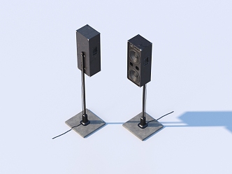 Outdoor audio sound speaker 3d model