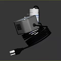 Electrical Equipment Set With White Sensor Gray Control Box And Power Cable Plug