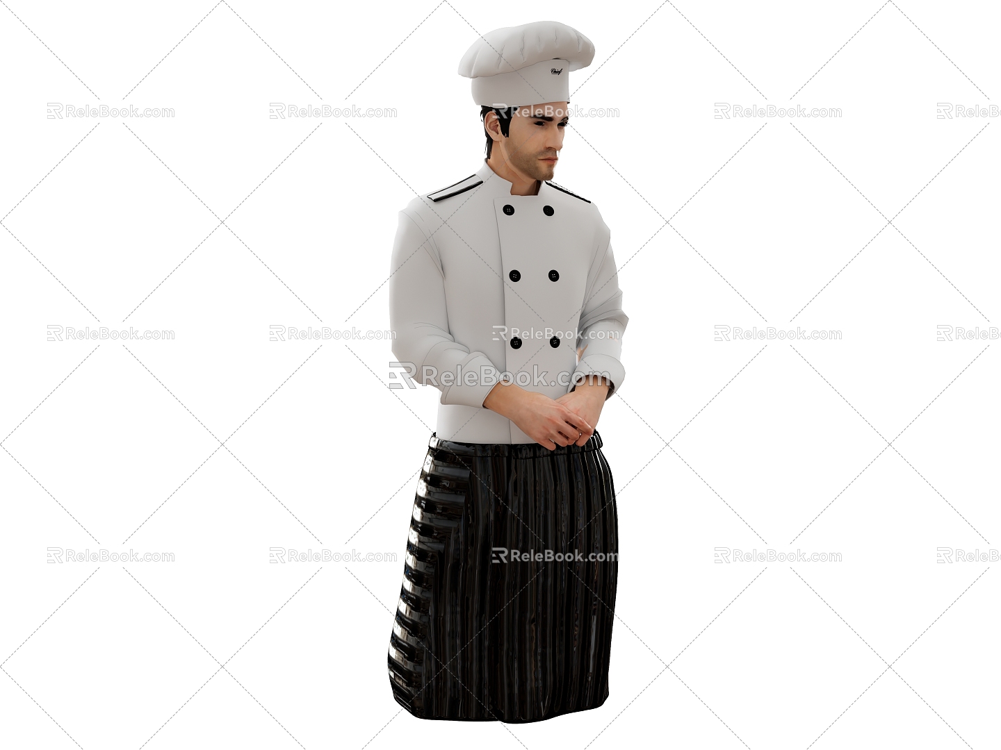 Men Western Chef Chef model