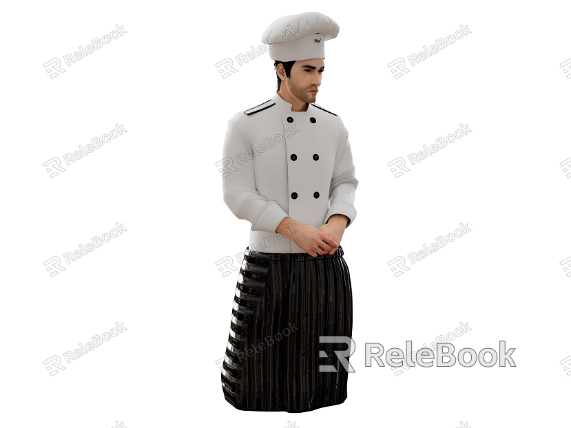 Men Western Chef Chef model