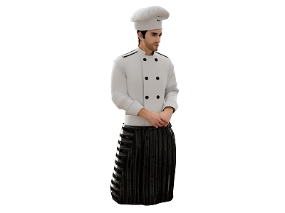 Men Western Chef model