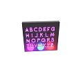 Colorful Neon Alphabet Decorative Lights with Vibrant Glow for Wall Decoration