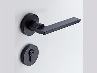 Modern door handle door lock door handle room door handle 3d model