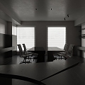 Dark Wind Office Space 3d model