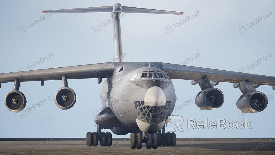 Air Tanker Il78 Military Jet Aircraft model