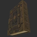 Antique Book With Ornate Cover Intricate Patterns Gold Accents And Artistic Design
