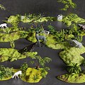 moss landscape plants deer landscape landscape ferns 3d model