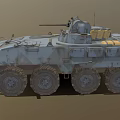 Tactical Armored Functional Vehicle With Wheeled Design Mounted Weapon System And Armor Plating
