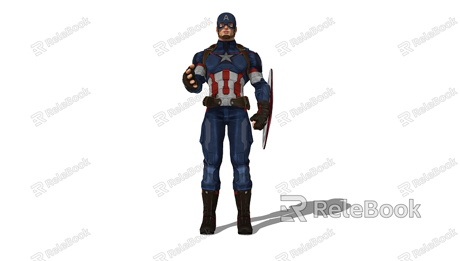 Modern Captain America Marvel Captain America model