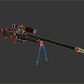 Sniper Rifle Sniper Rifle Sight Modern Weapons Hot Weapons Hot Weapons Firearms 3d model