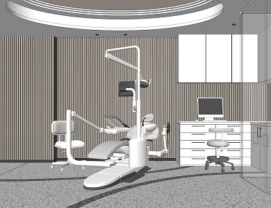 Dental consulting room Modern consulting room 3d model