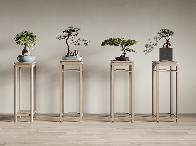 New Chinese-style Bonsai 3d model