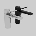 Modern Chrome Bathroom Faucet With Single Handle Sleek Design And Polished Finish