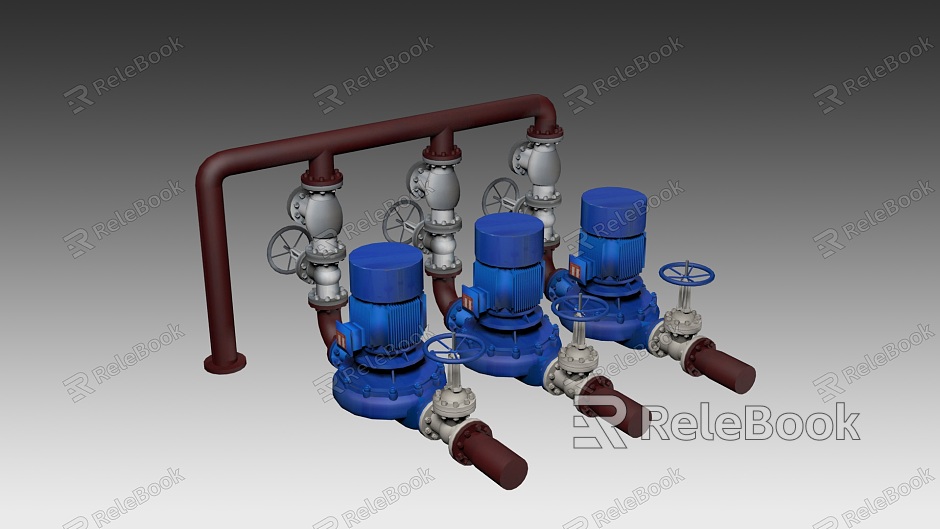 Presentation air three-phase asynchronous motor model