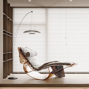 Modern recliner blinds 3d model