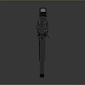 Modern Tactical Assault Rifle With Scope Vertical Grip And Detachable Magazine