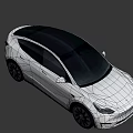 Sleek White Tesla Sedan With Black Windows And Modern Alloy Wheels Exterior Design