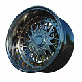 Different Stylish Alloy Car Wheels With Black Silver Red Accents And Spoke Designs
