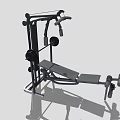 Multifunctional Home Gym Fitness Equipment With Weight Bench Barbell Rack And Dumbbells