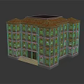 Multi Story Residential Building Featuring Red Tiled Roof Brick Exterior Multiple Windows And Steps Entrance