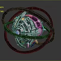 Modern Spacecraft 3d model