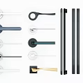 Modern Handle Door Handle Door Handle Simple Door Handle 3d model