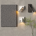 Modern wall lamp personalized wall lamp creative wall lamp 3d model