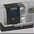 Goodway Modern CNC Lathe Industrial Machine With Control Panel And Display Screen
