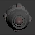 Booster sci-fi switch flame booster aircraft engine switch electronic switch power switch 3d model