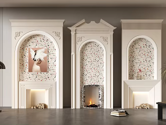 Jane Ou Fireplace Decorative Fireplace 3d model