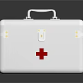 Medical First Aid Kit with Secure Lock and Portable Handle for Emergency Supplies Storage