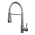 Modern Kitchen Faucet with Chrome Finish Single Handle and Pull Down Sprayer 3d model