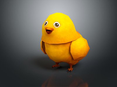 Modern Chicken Cock 3d model