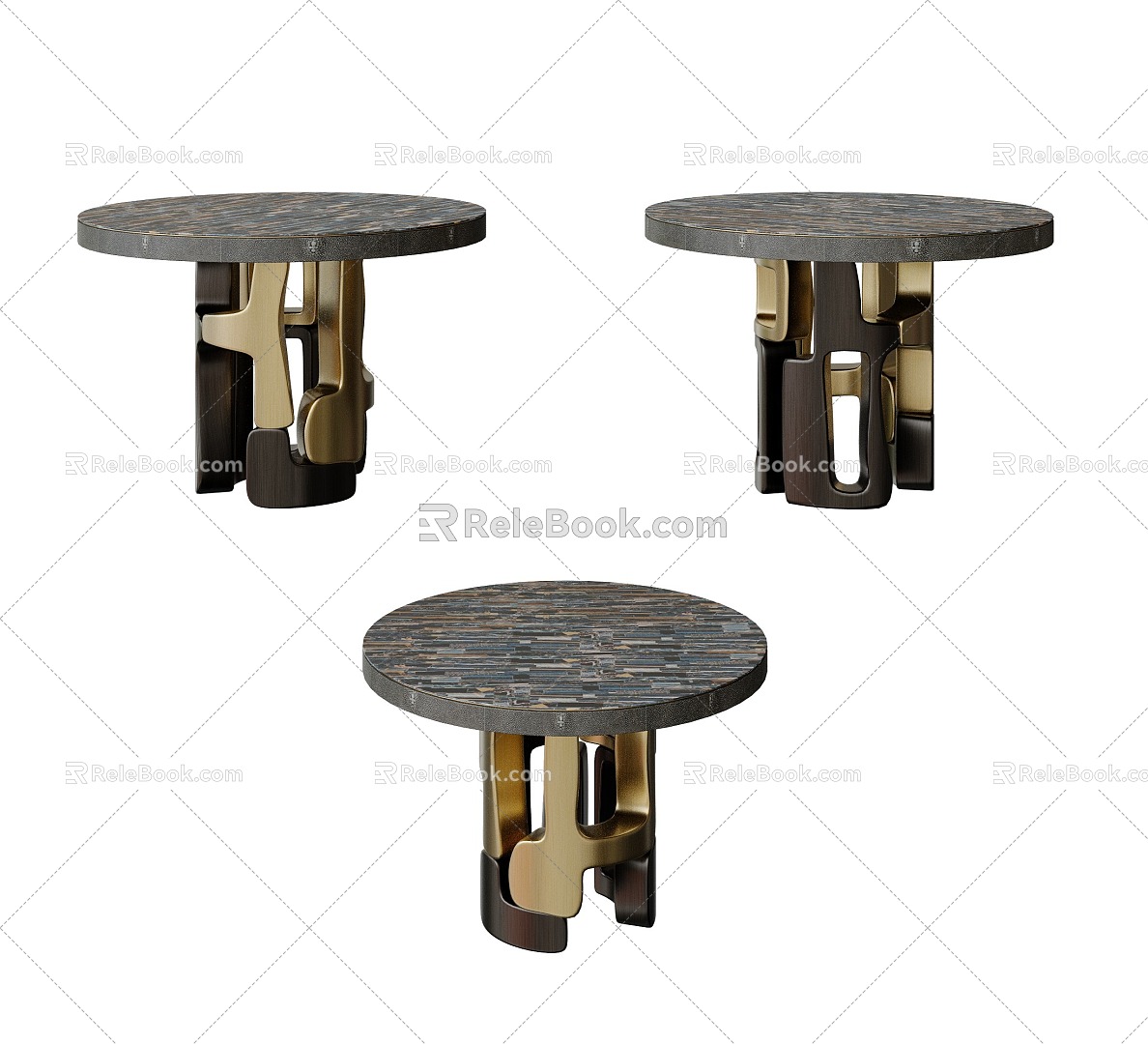 Table Round Table Table Coffee Table Side Table Case Table 3d model