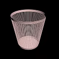 Sturdy Metal Mesh Trash Can For Public Facility Use In Public Areas