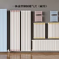 One Piece Steel Radiators Durable Home Heating Solutions With Various Styles 3d model