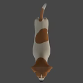 3D Rendered Jack Russell Terrier Dog With White And Brown Coat Standing Pose